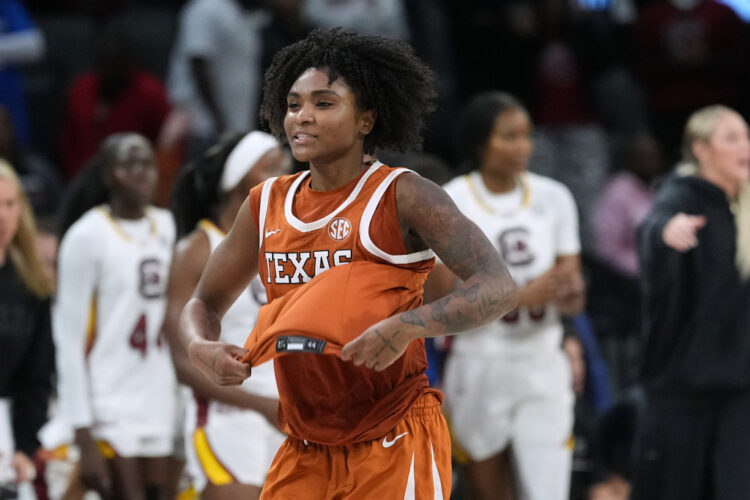 Texas jumps to No. 2 behind UConn in women's AP Top 25 after beating South Carolina and UCLA